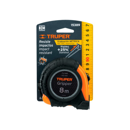 Wincha Gripper 8 m resistente a impactos TRUPER - Imagen 3