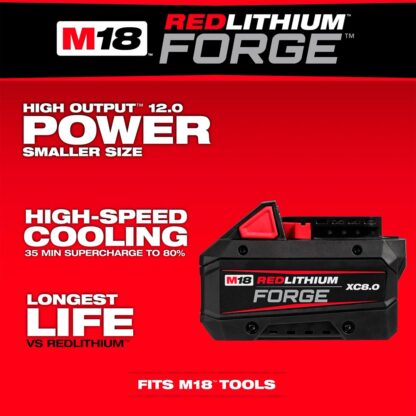 Batería M18 Redlithium Forge XC8.0 Milwaukee - Imagen 3