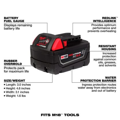 Batería M18 Redlithium XC5.0 Milwaukee - Imagen 2
