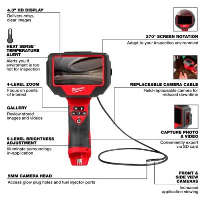 Boroscopio Para Tecnicos Automotrices M12 Milwaukee - Imagen 3