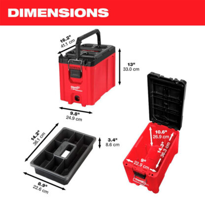 Caja de Herramientas Compacta PACKOUT™ MILWAUKEE - Imagen 3