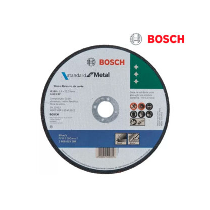 Disco Abrasivo Corte Standard Bonded 180 x 1.6 mm BOSCH
