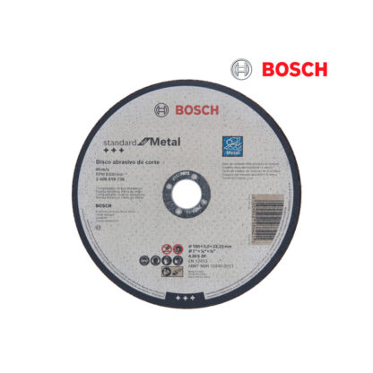 Disco Abrasivo Corte Standard for Metal 180 x 3.0 mm BOSCH