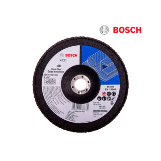 Disco Flap 7" (180 mm) Grano 40 para Metal BOSCH