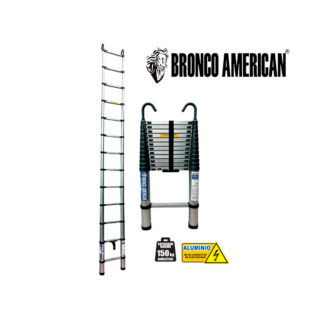 Escalera Arrimo de Aluminio Acoplable de 12 Pasos BRONCO AMERICAN