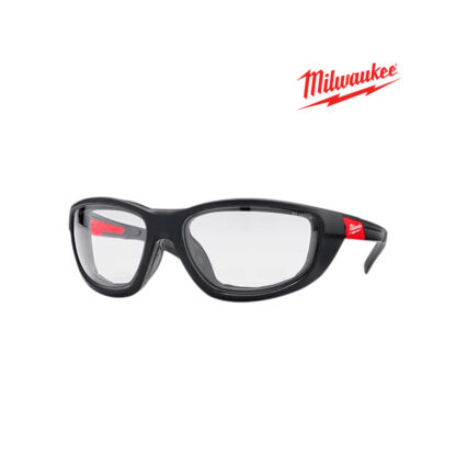 Gafas Transparentes de Seguridad de Alto Rendimiento con Junta MILWAUKEE