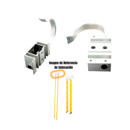 Ganchos Giratorios Para Escalera Telescópica (x 1 Par) BRONCO AMERICAN - Imagen 2