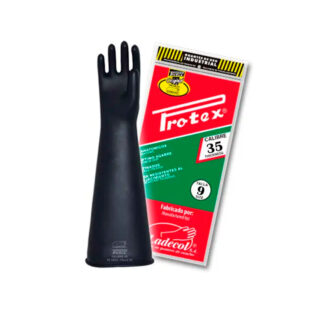 Guantes de Jebe PROTEX Calibre 35 de 24" (Brazo)