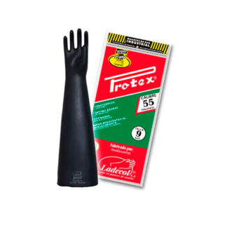 Guantes de Jebe PROTEX Calibre 55 de 24" (Brazo)