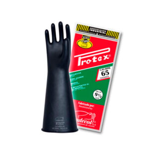 Guantes de Jebe PROTEX Calibre 65 de 15" (Codo)