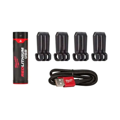 Kit de Linterna Frontal de Perfil Bajo REDLITHIUM™ USB 3.0 MILWAUKEE - Imagen 3
