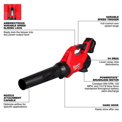 Kit De Sopladora De M18 Fuel Milwaukee - Imagen 2