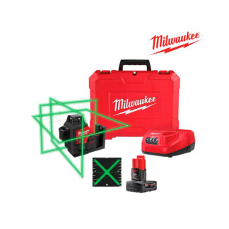 Kit Láser Verde de 360° y 3 Planos M12 MILWAUKEE