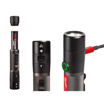 Linterna Compacta de 800 Lúmenes Recargable Mediante USB MILWAUKEE - Imagen 3