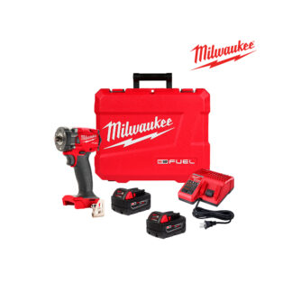Llave de Impacto Compacta M18 FUEL de 3/8" con Kit de Anillo de Fricción MILWAUKEE