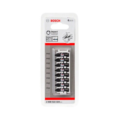 Punta Impact Control Phillips 2 X 25 mm, PH2 x 8 unid BOSCH - Imagen 2