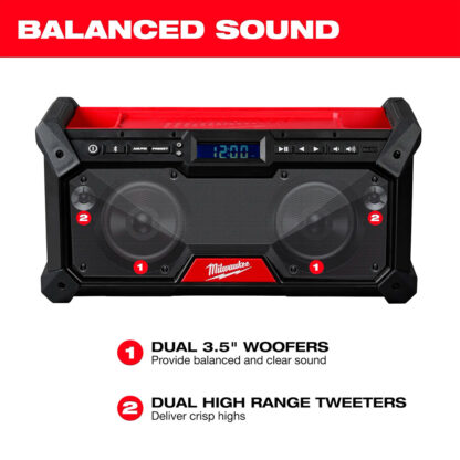 Radio Bluetooth Para El Lugar De Trabajo M18 Con Alcance De 120 Pies Milwaukee - Imagen 3