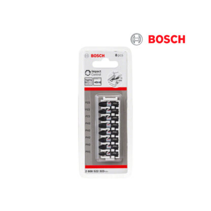 Set 8 Puntas Impact Control 25 mm PH1, PH2(x3), PH3, PZ2(x2), PZ3 BOSCH