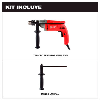 Taladro Percutor De 13MM 220V (Inmetro) Milwaukee - Imagen 3