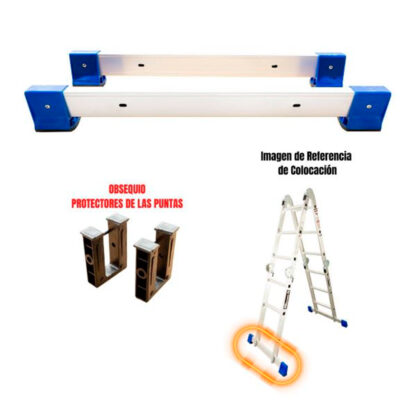 Zapatas Para Escalera Multiuso Aluminio (x 1 Par) BRONCO AMERICAN - Imagen 2