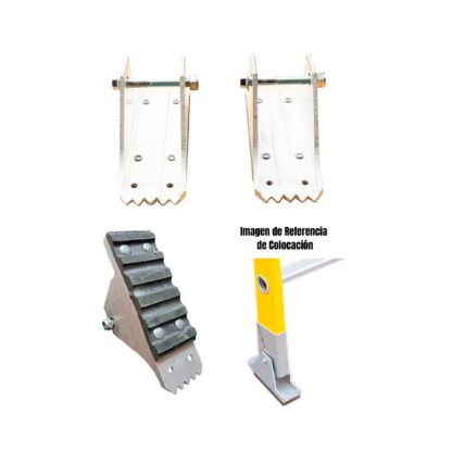 Zapatas Para Escalera Telescópica (x 1 Par) BRONCO AMERICAN - Imagen 2