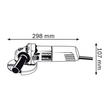 Amoladora Angular 4 1/2” GWS 6-115 Bosch - Imagen 3