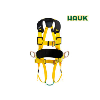 Arnés Integral con Apoyo Lumbar en "H" de 3 Anillas y 4 Hebillas HAUK