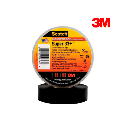 Cinta Aislante de Vinilo Scotch® Super 33+, 19 mm x 20 mts 3M