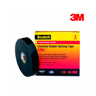 Cinta Eléctrica de Hule Autofusionable Scotch® 130C Negro 3/4" x 9.15 mts 3M
