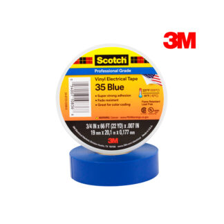 Cinta Eléctrica de Vinilo Scotch® 35 Azul 19 mm x 20 mts 3M