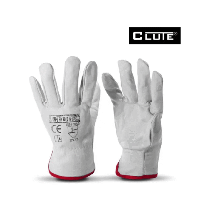 Guante Badana Blanco Clute x 12unds