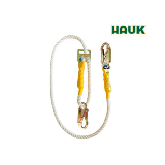 Línea de Conexión Regulable de Cabo Torcido de 5/8″ con 2 Ganchos de 3/4″ HAUK