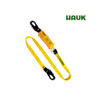 Línea de Vida/Conexión Dieléctrica con Amortiguador de Caída Factor 1 de 1,80m y 2 Ganchos de 3/4″ HAUK