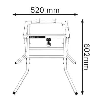 Mesa móvil GTA 600 Bosch - Imagen 2